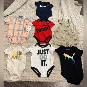 Baby boy body suits size 0-3months 3months